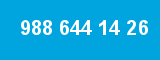 988 644 14 26 988 644 14 26